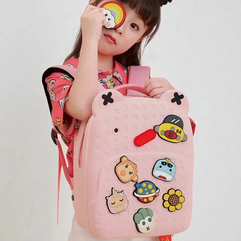 Sac waterproof rose fille