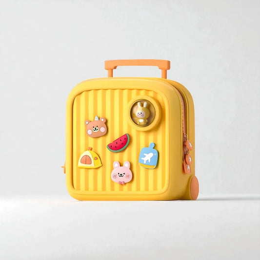 Sac waterproof roulette jaune
