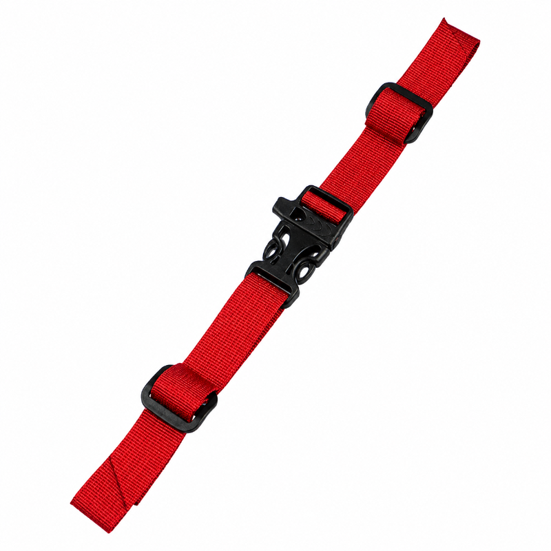Sangle de poitrine rouge pour sac à dos enfant