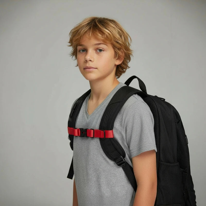 Sangle pour sac à dos enfant – Rouge