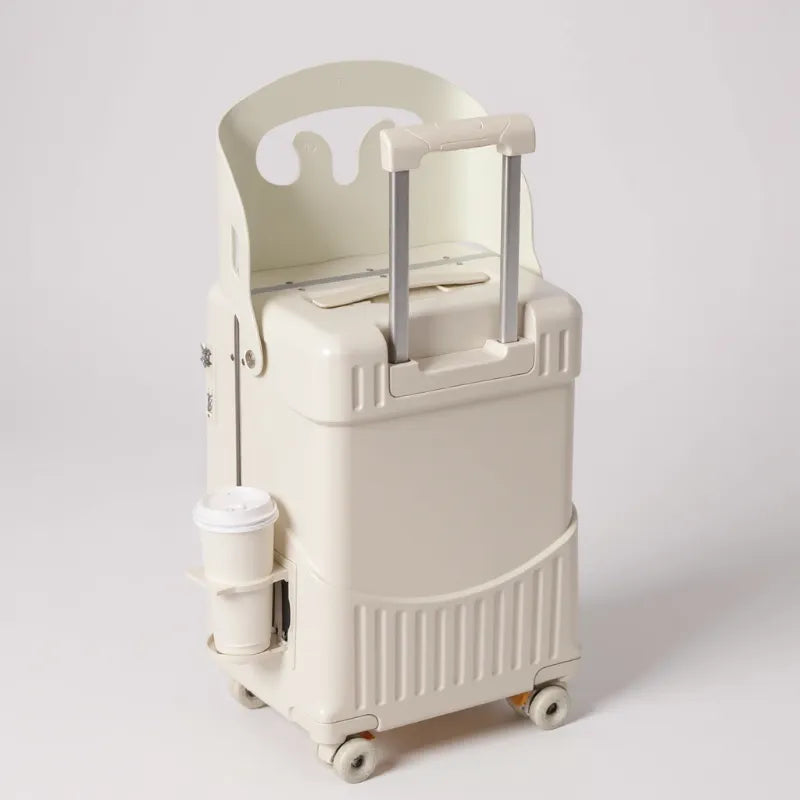 VALISE ENFANT AVEC ASSISE BLANCHE