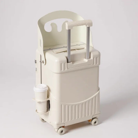 VALISE ENFANT AVEC ASSISE BLANCHE