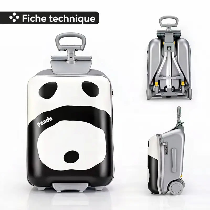Valise enfant panda different visuel 