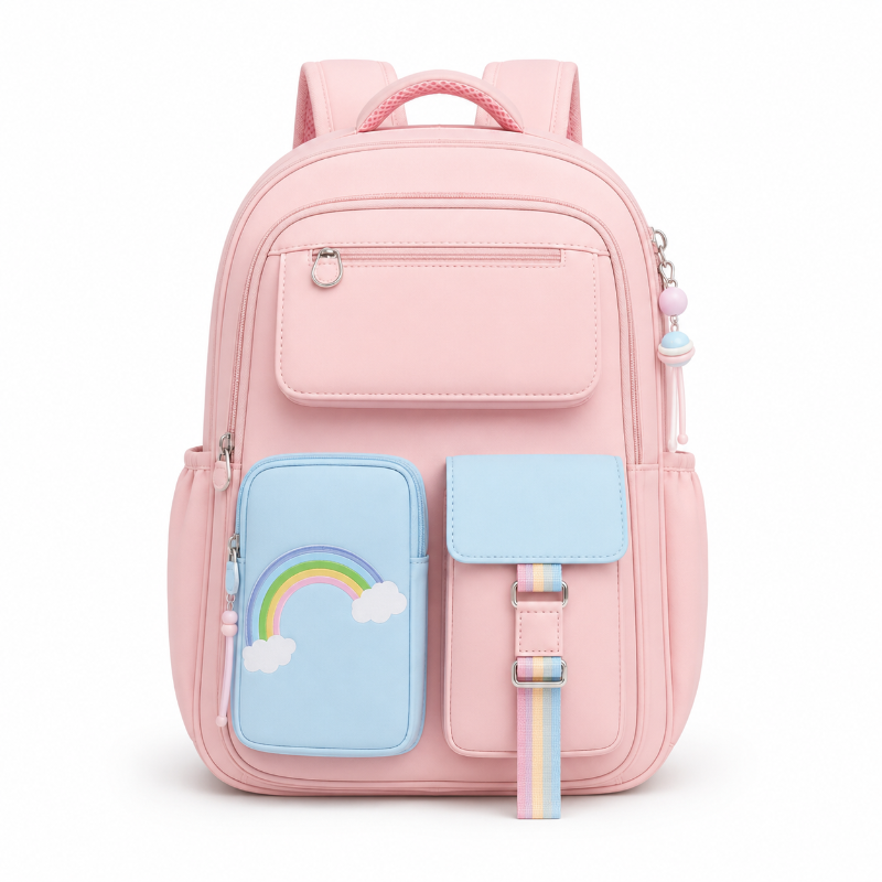 Cartable fille – Arc-en-Ciel • Confort léger