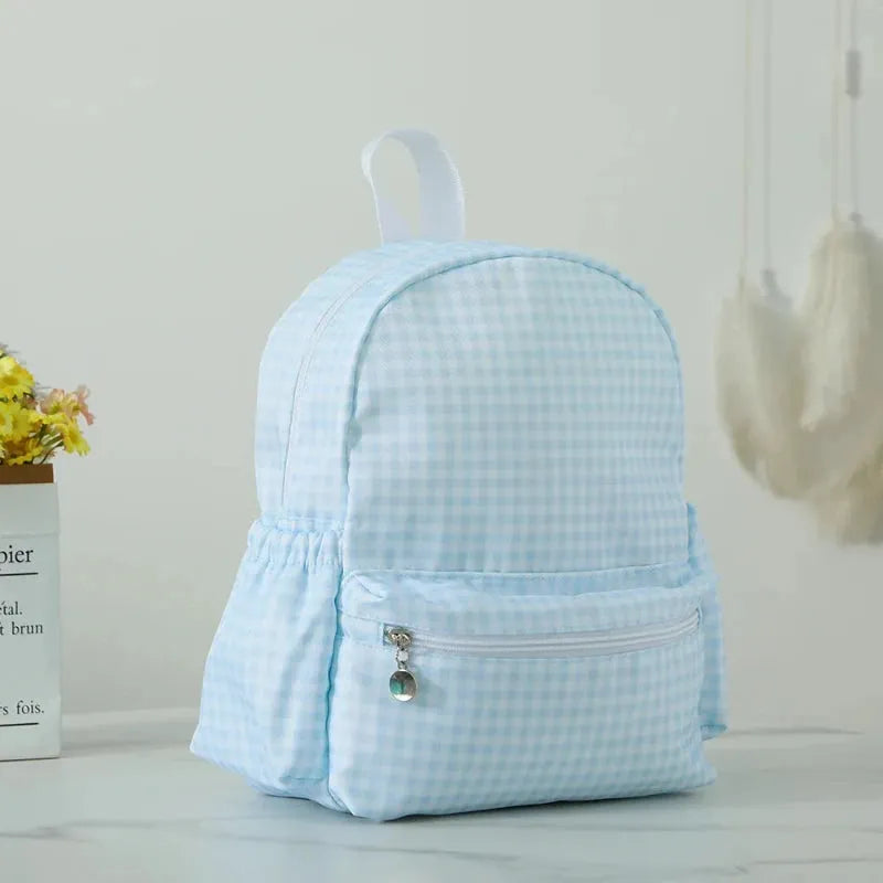 mini sac carreau bleu