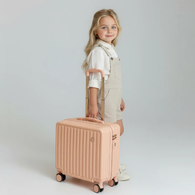 Petite valise enfant à roulettes avec poignée télescopique