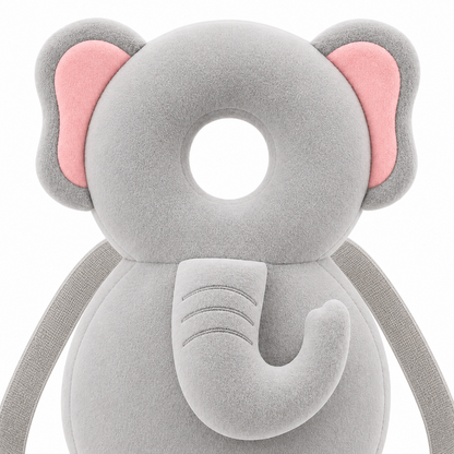 Détail du rembourrage du sac à dos bébé anti-chute éléphant
