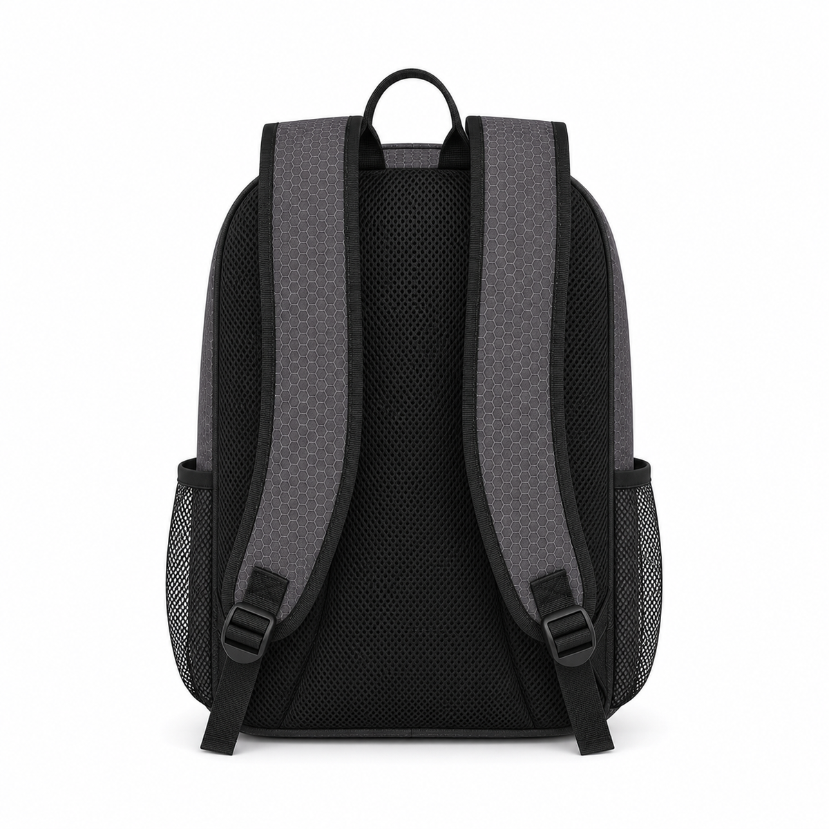 Sac sport enfant – Compartiments chaussures, ballon et gourde | Gris imperméable