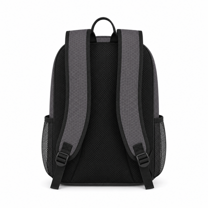 Sac sport enfant – Compartiments chaussures, ballon et gourde | Gris imperméable