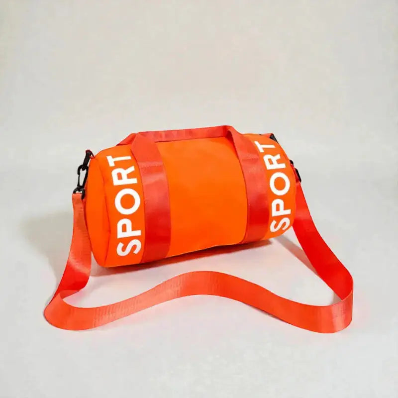 Sac de sport enfant fille Orange Active couleur orange vif
