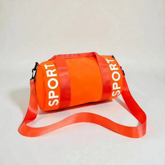 Sac de sport enfant fille Orange Active couleur orange vif