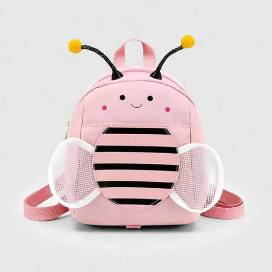 Sac fille maternelle Little Bee Rose vue de face