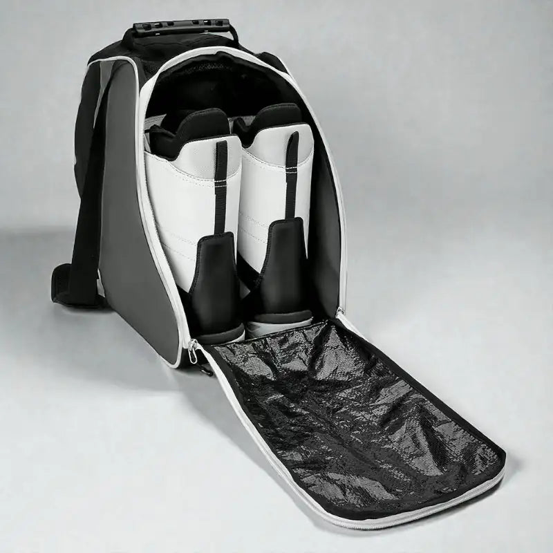 Sac ski enfant avec compartiment séparé pour chaussures et équipement neige