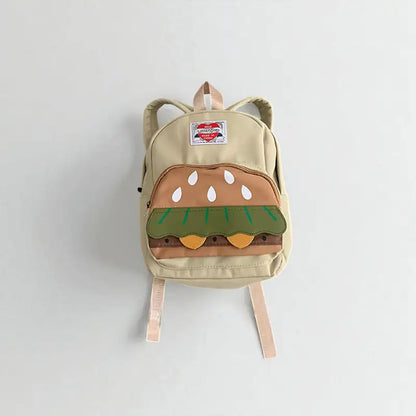 sac a dos burger beige