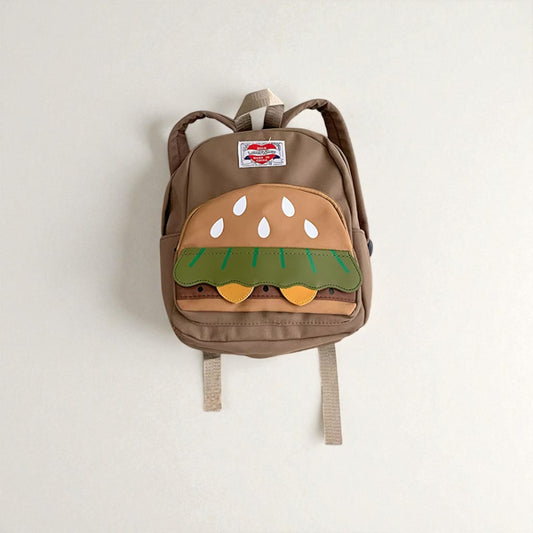 sac a dos burger marron