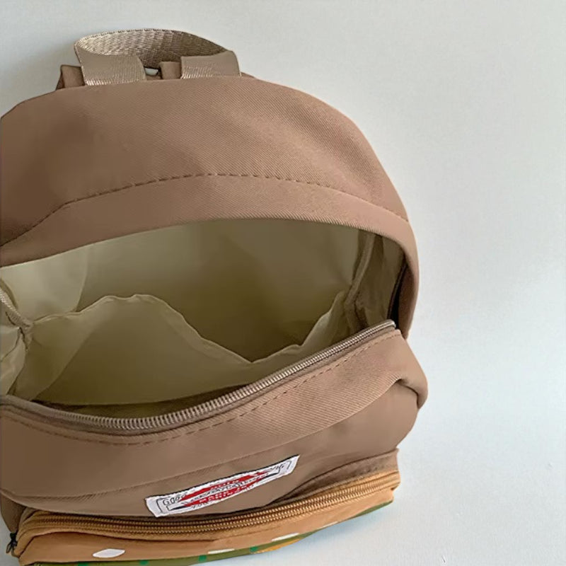 sac a dos burger ouvert