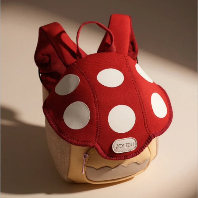 Sac maternelle champignon rouge face visuel haut