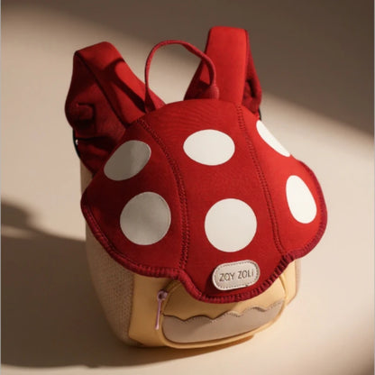 Sac maternelle champignon rouge face visuel haut