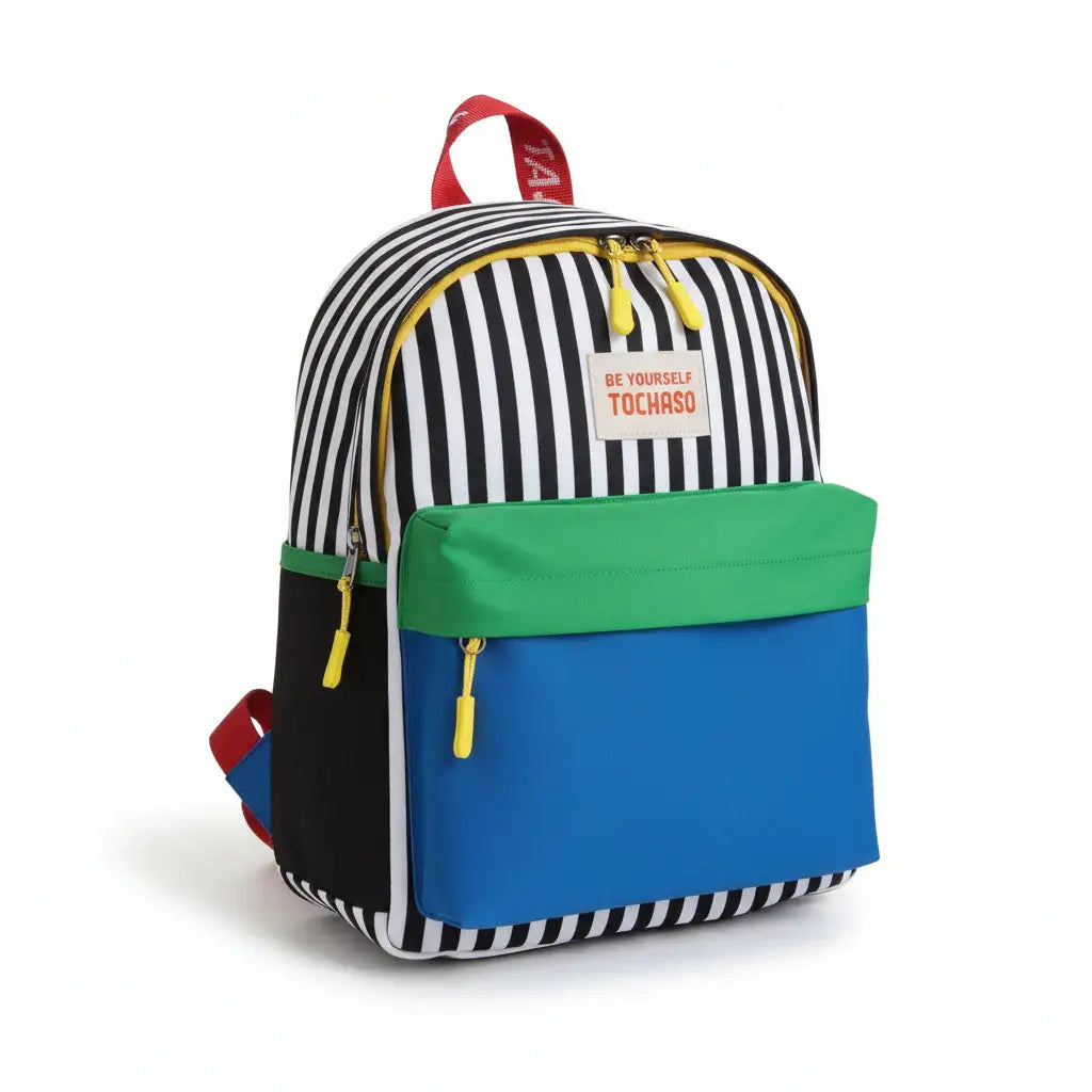 sac a dos maternelle coloré profil