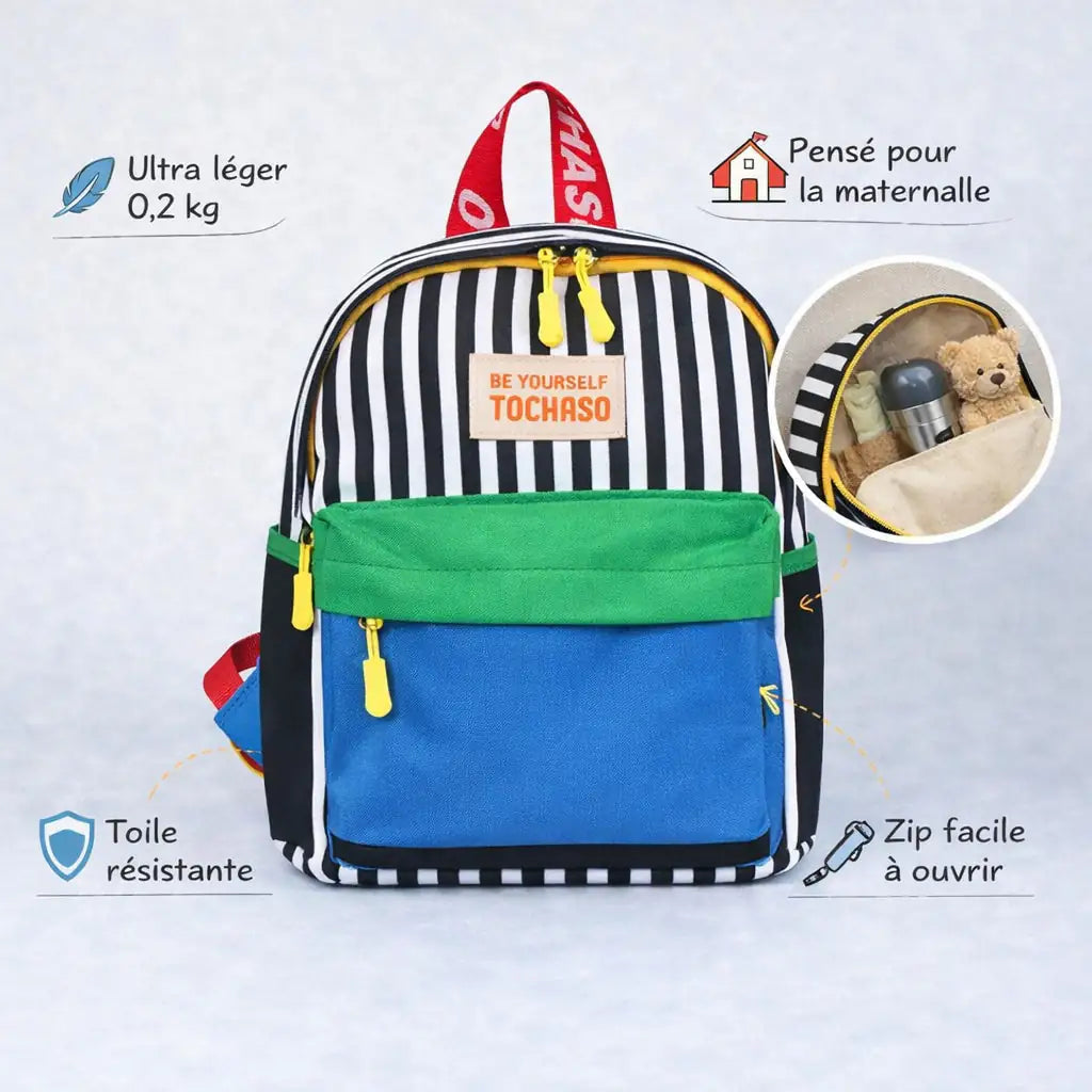 sac a dos maternelle coloré bénéfice produit