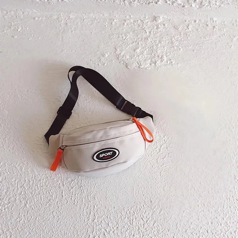 Sac banane blanc uni