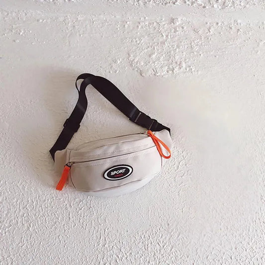Sac banane blanc uni