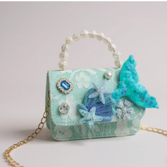 Sac enfant fille – Pochette coquillage et perles pour 2 à 4 ans | Cute Hana