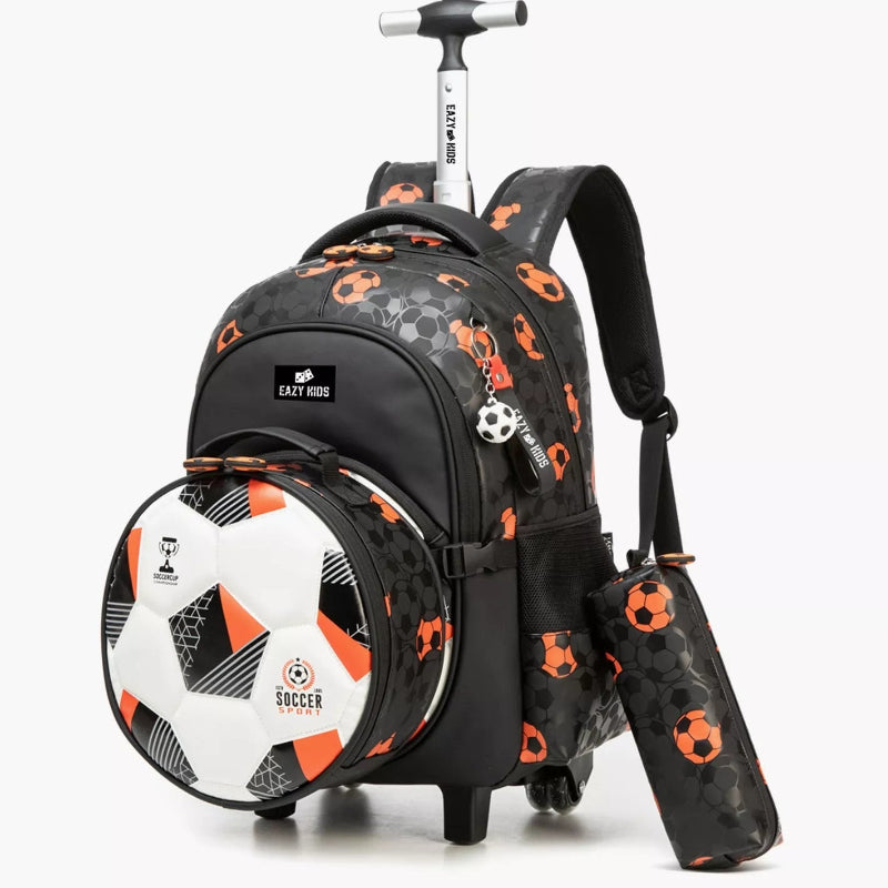 sac enfant garçon football trolley