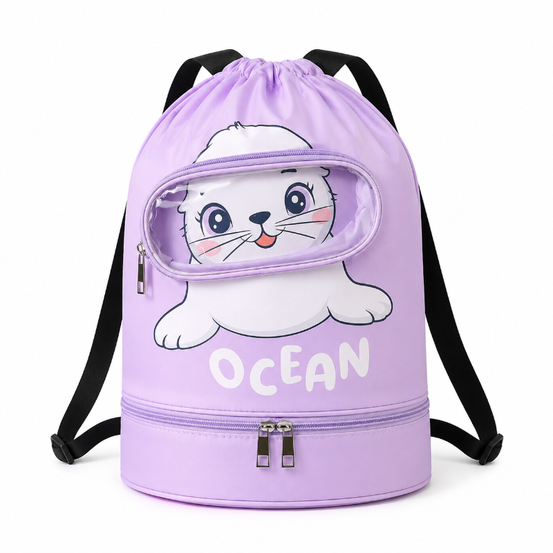 sac piscine enfant motif ocean face 