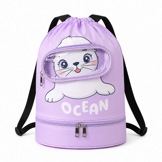 sac piscine enfant motif ocean face 