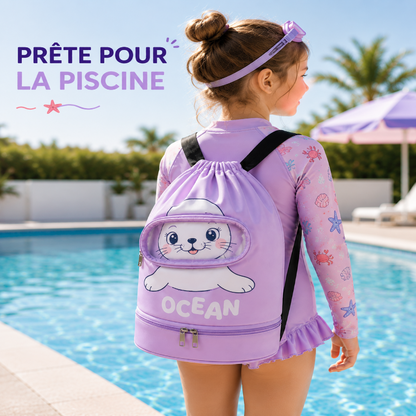 sac piscine enfant motif ocean visuel a la piscine 