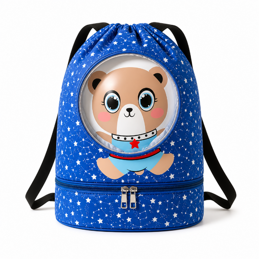sac piscine enfant ours visuel face 