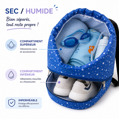 sac piscine enfant ours visuel separation 