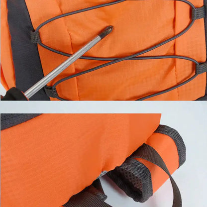 sac randonnée enfant orange visuel detail