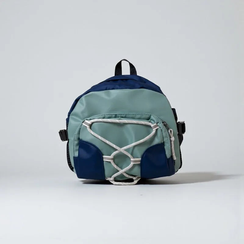 sac randonnee enfant vert bleu poster