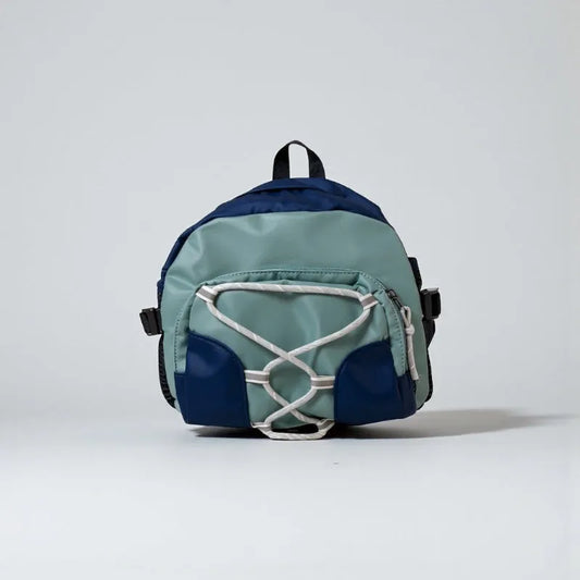 sac randonnee enfant vert bleu poster