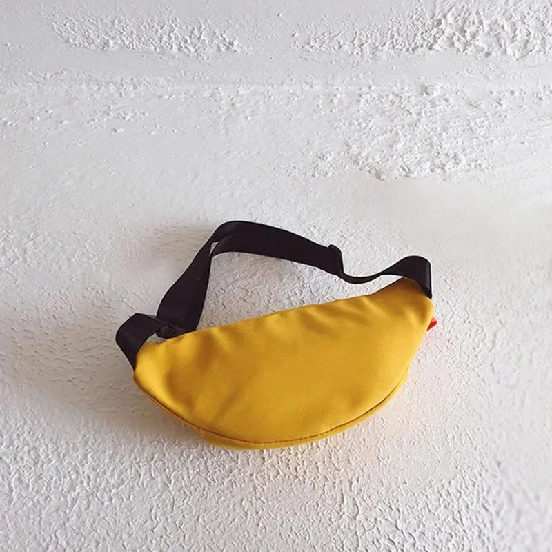 sac banane jaune retourné
