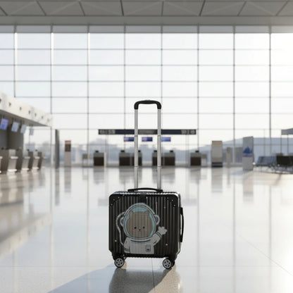 valise cabine enfant Space Bear à l'aéroport