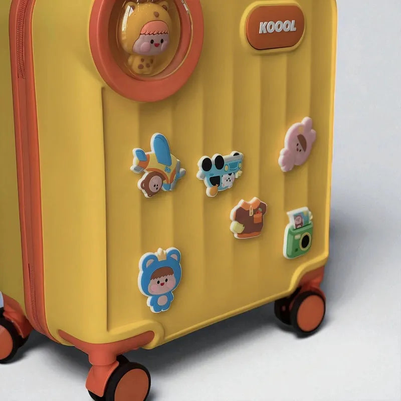 valise jaune waterproof detail