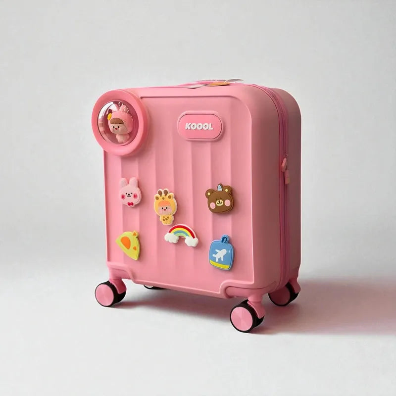 valise rose waterproof profil