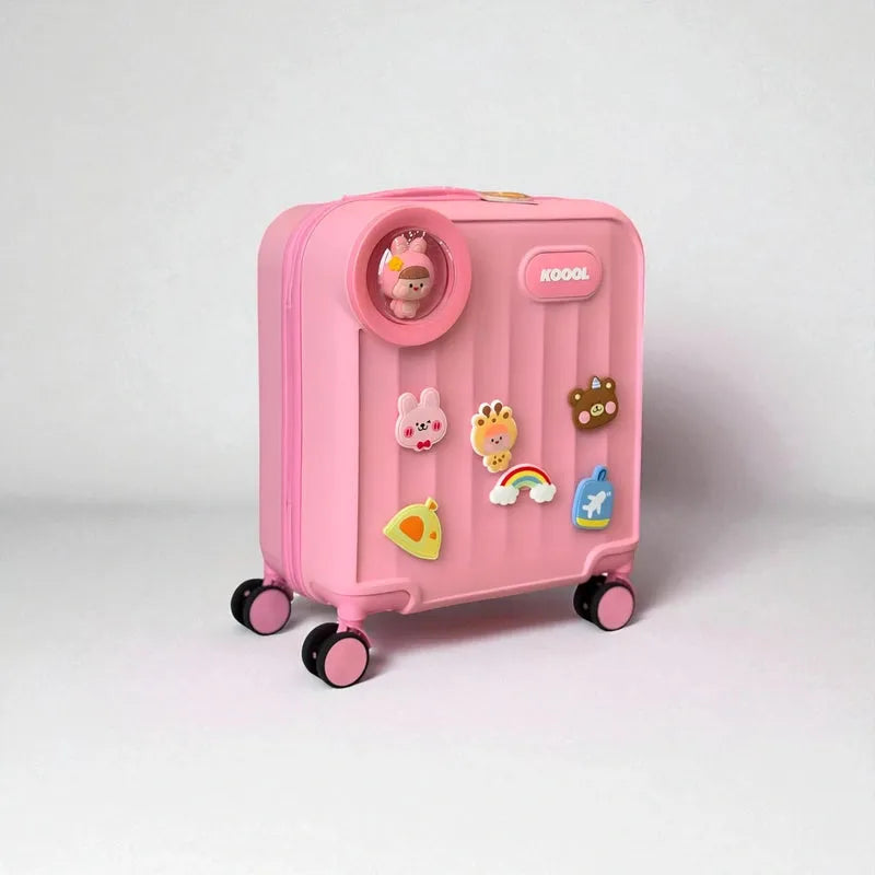 valise rose waterproof profil different